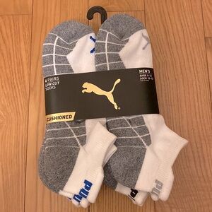 Puma men’s low cut socks 6 pairs